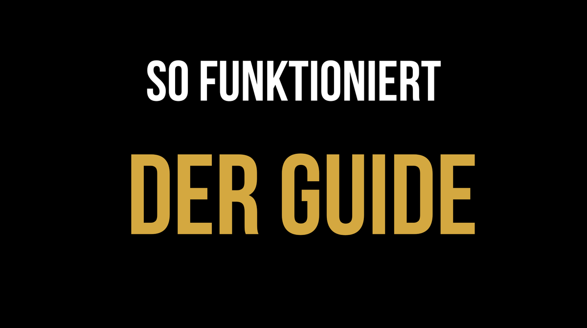 So funktioniert der Guide